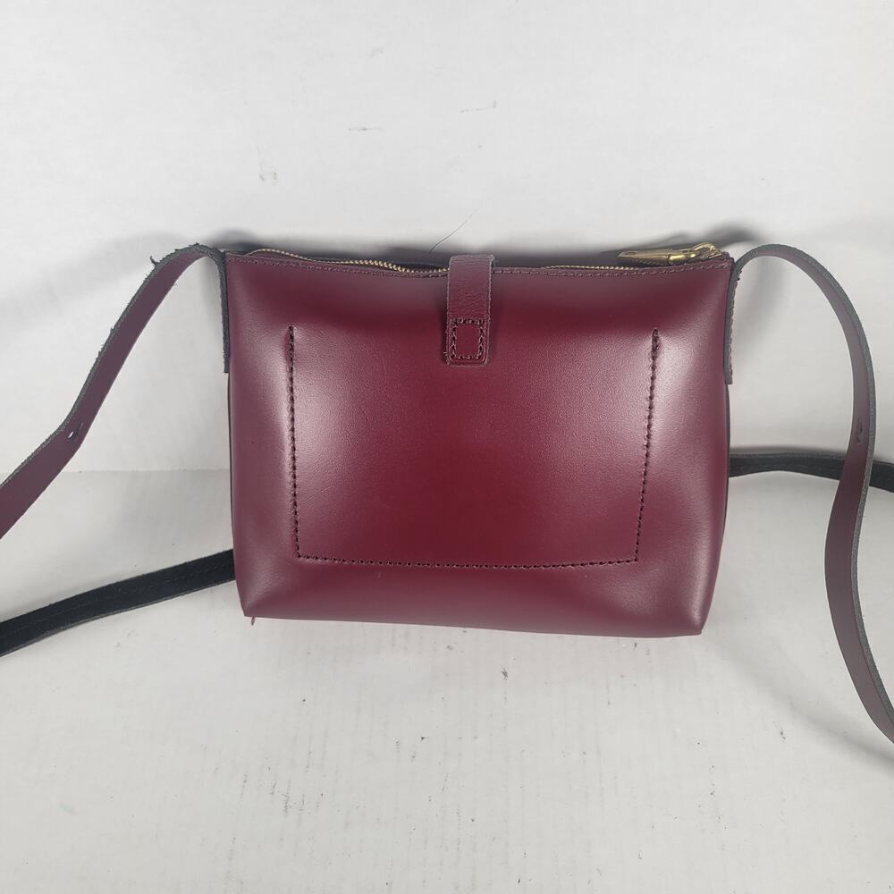 NWT J. Crew Maroon Crossbody Bag - Picture 3 of 7